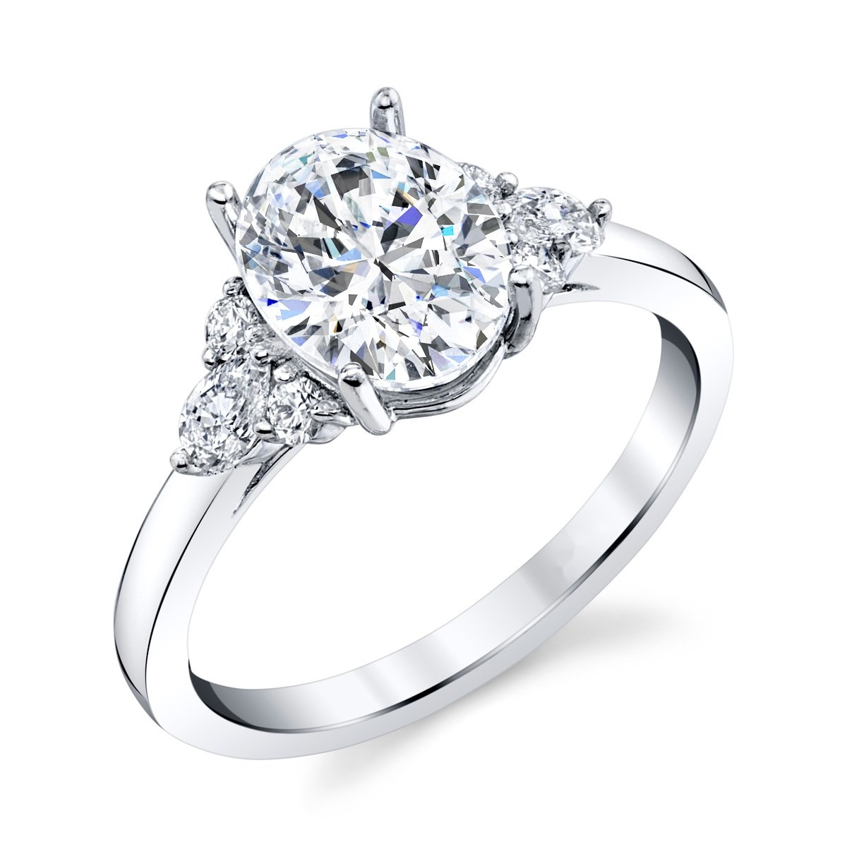 Pear Cluster Ring, top view