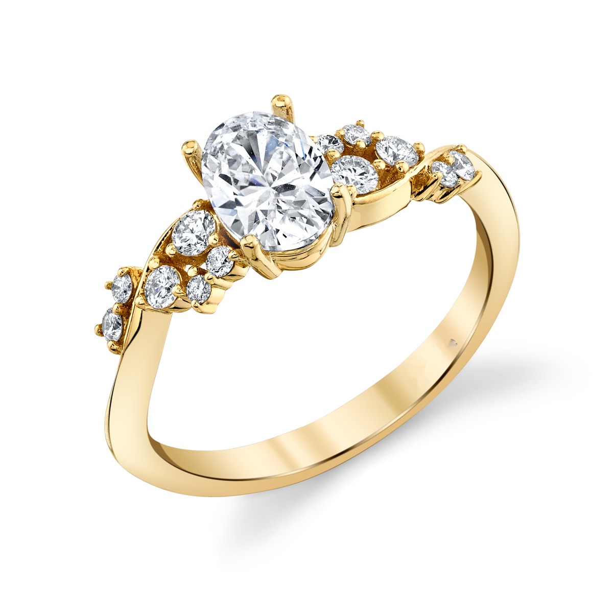 Effervescent Swirl Ring, top view