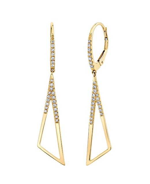 Open Triangle Drops, top view