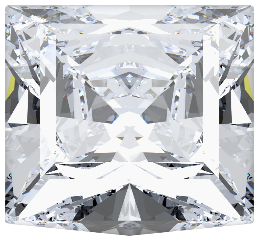 Princess cut lab-grown diamond