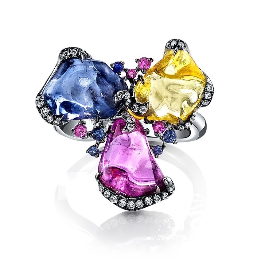 Midnight Bloom Ring, photo 1