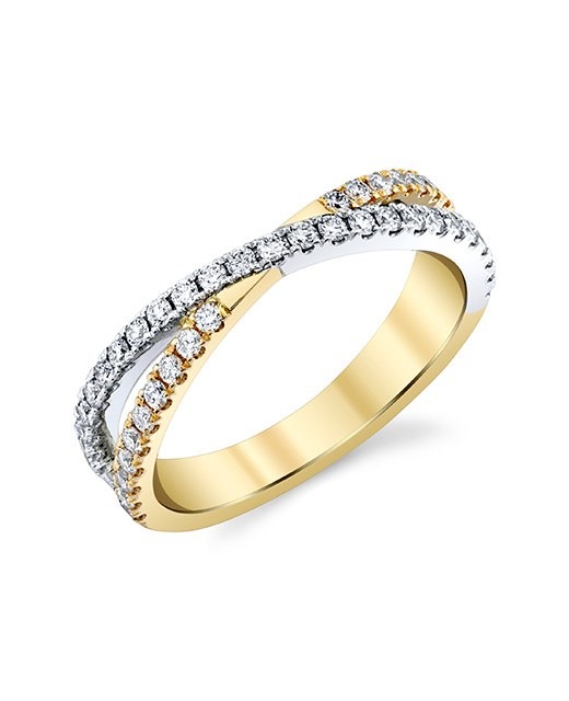 Two-Tone Crossover Ring, photo 1