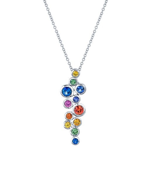 Rainbow Cascade Pendant, photo 1