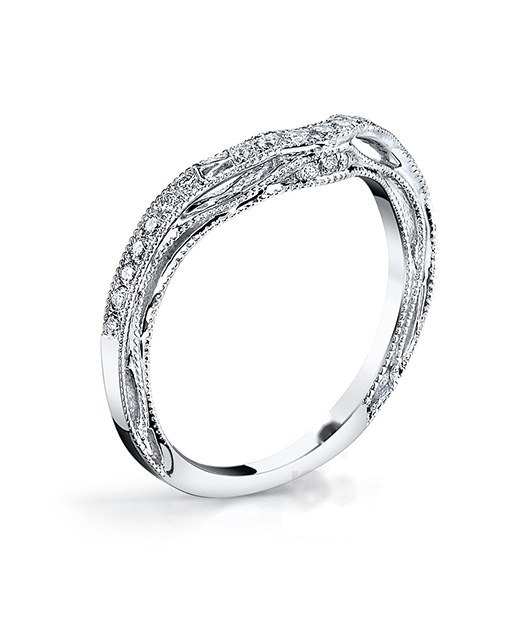 Milgrain Weave Band, top view