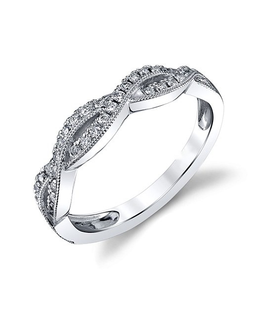Open Twist Band, top view