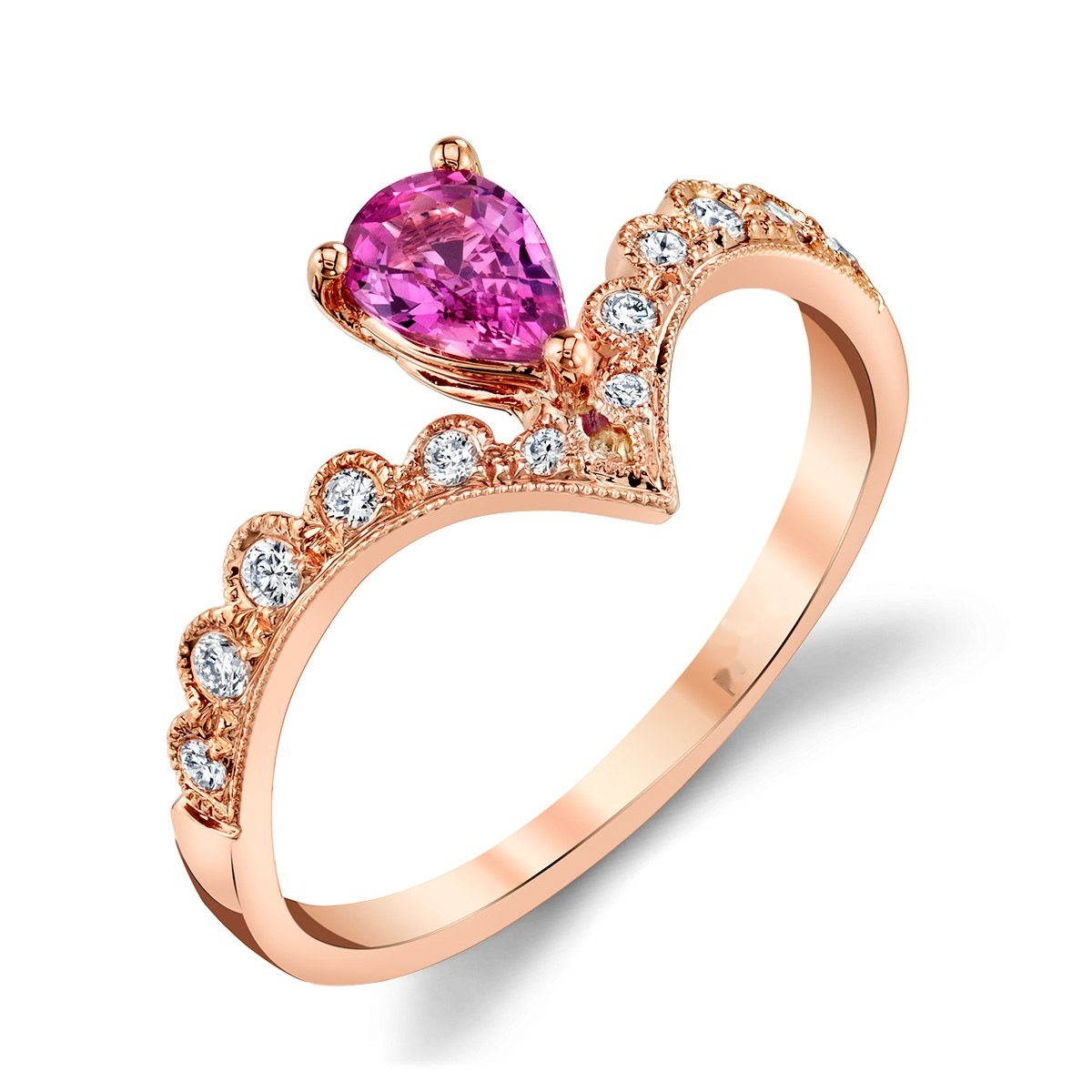 Scalloped Chevron Ring, photo 2